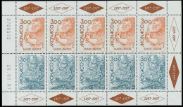 MONACO Nr 2355 Und 2356 Postfrisch KLEINBG X08EB02 - Blocks & Kleinbögen