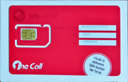 Norway 1 One Call Gsm Original Chip Sim Card - Collections