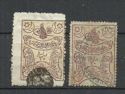 TÜRKEI Turkey Revenue Tax Taxe, 2 Stamps, O - Oblitérés