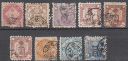 Japan 1885 Telegraph Stamps, Used - Oblitérés