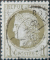 LP3036/363 - FRANCE - CERES N°50 Vert Olive - CàD De BORDEAUX Du 7 AVRIL 1873 - 1871-1875 Cérès