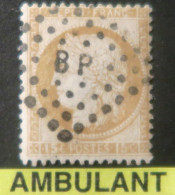 LP3036/365 - FRANCE - CERES N°55 - Beau Cachet AMBULANT " B P " (BORDEAUX PARIS) - 1871-1875 Cérès
