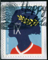 VEREINIGTE STAATEN ETATS UNIS USA 2022 FEMALE ACCESS: SOCCER (FOOTBALL) PLAYER F USED ON PAPER SN 5671 YT 5509 MI 5898 - Used Stamps