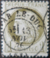 LP3036/368 - FRANCE - CERES N°50 - CàD De BAR-LE-DUC (Meuse) Du 13 NOVEMBRE 1876 - 1871-1875 Cérès