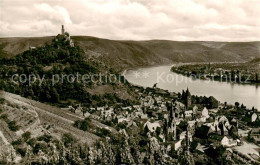 73810257 Braubach Rhein Panorama Mit Marksburg Braubach Rhein - Braubach