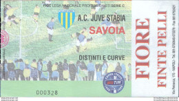 Bl17 Biglietto Calcio Ticket Juve Stabia - Savoia - Toegangskaarten