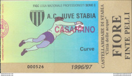 Bl19 Biglietto Calcio Ticket Juve Stabia - Casarano 1996-97 - Toegangskaarten