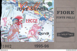 Bl33 Biglietto Calcio Ticket  Juve Stabia - Lecce 1995-96 - Toegangskaarten