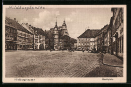 AK Hildburghausen, Blick Auf Marktplatz  - Hildburghausen