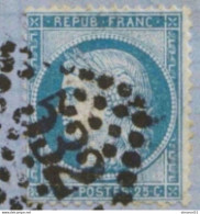 SUPERBE VARIETE FILET Et FLEURON NO N°60B Sur Lettre TBE Signé Cote >>>75€ - 1871-1875 Cérès