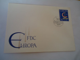 LIECHTENSTEIN FDC   COVER  1966  EUROPA - 1966