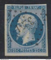 RARETE PAPIER FIN  Pelure Sur N° 10 TBE Signé - 1852 Luigi-Napoleone
