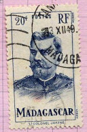 Madagascar Poste Obl Yv:317 Mi:404 Lt Colonel Joffre (TB Cachet à Date) - Used Stamps