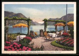 AK Lugano-Paradiso, Vue Depuis Le Jardin De L'Hotel Esplanade Ceresio  - Paradiso