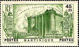 Martinique Poste N* Yv:170/174 150.Anniversaire De La Révolution Française (Trace De Charnière) - Unused Stamps