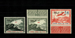 Frankreich MiNr. IVa, IVb, V, Je Postfrisch **, Teils Mit Rand - Ocupación 1938 – 45