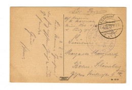 1918: AK Feodosia, Dt. Kommandantur, 15. Landwehr-Division, FP 817 über FP 797 - Feldpost (franchigia Postale)