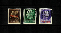 Zante: MiNr. I-III, Postfrisch, ** - Ocupación 1938 – 45