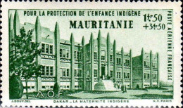 Mauritanie Avion N** Yv: 6/8 Protection De L'enfance Indigène - Ongebruikt