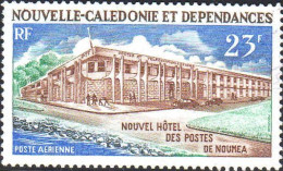Nle-Calédonie Avion Obl Yv:134 Mi:524 Nouvel Hôtel Des Postes De Nouméa (cachet Rond) - Oblitérés