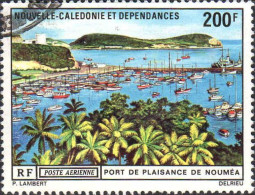 Nle-Calédonie Avion Obl Yv:124 Mi:507 Port De Plaisance De Nouméa (cachet Rond) - Usados