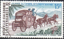 Nle-Calédonie Avion Obl Yv:146 Mi:542 Journée Du Timbre La Patache à Verges (cachet Rond) - Used Stamps