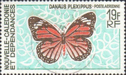 Nle-Calédonie Avion Obl Yv: 92 Mi:442 Danaus Plexippus (TB Cachet Rond) - Used Stamps