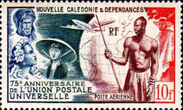 Nle-Calédonie Avion N** Yv: 64 Mi:348 75.Anniversaire De L'UPU Petit Pli - Unused Stamps