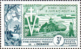 Océanie Avion N** Yv:31 Mi:239 Libération - Airmail