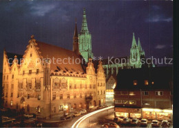 72519608 Ulm Donau Rathaus Nacht Ulm - Ulm