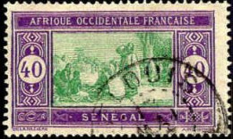 Sénégal Poste Obl Yv: 63 Mi:63 Marché Indigène (TB Cachet Rond) - Oblitérés