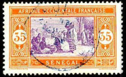 Sénégal Poste Obl Yv: 62 Mi:62 Marché Indigène (Beau Cachet Rond) - Used Stamps