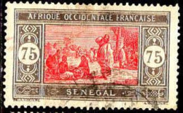 Sénégal Poste Obl Yv: 66 Mi:66 Marché Indigène (cachet Rond) - Used Stamps