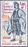 TAAF Poste N** Yv: 84/85 Découverte De L'île Amsterdam - Unused Stamps