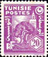 Tunisie Poste N** Yv:267 Mi:279 Minaret & Olivier 21x27 - Unused Stamps