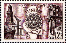 Tunisie Poste N** Yv:390/394 Cinquantenaire Du Rotary International - Unused Stamps