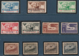 EQUATEUR ECUADOR AEREO 1935/1937 YT 36/40+ 45/6 + 53/6 NEUF** MNH - Ecuador