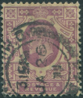 Great Britain 1902 SG234 3d Purple/lemon KEVII FU - Sin Clasificación