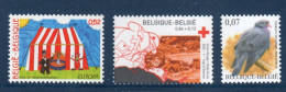 Belgique, België, **, Yv 3064, 3065, 3066, Mi 3119, 3120, 3121, SG 3710, 3711, 3694, - Unused Stamps