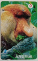 Indonesia 75 Unit Tamura Card - Longnosed Monkey - Indonesia
