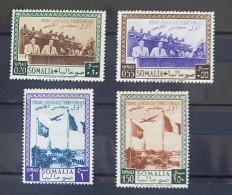 Italian Somaliland 1951 Territorial Council (Somalia) 4 New Stamps MNH With Airmail - Somalia (AFIS)