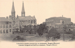 MYANMAR Burma - RANGOON - St. Mary's Cathedral  - Publ. Foreign Missions Of Paris, France - Myanmar (Birma)