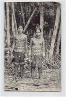 Malaysia - BORNEO - Ethnic Nude - Dayak Women - REAL PHOTO Upper Right Corner Lightly Damaged SEE SCANS FOR CONDITION -  - Malaysia
