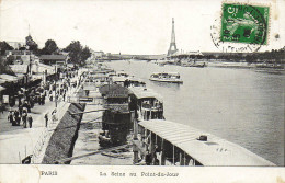 75 PARIS LA SEINE AU POINT DU JOUR - Die Seine Und Ihre Ufer