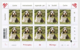 Monaco 2023 International Dog Show Sheetlet MNH - Blocks & Kleinbögen