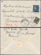 Belgique 1937 - Lettre Recommandée De Maurage à Destination Bruxelles. Theme: Poortman...... (DD) DC-12652 - Used Stamps