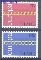 Iceland 1971 Mi 451-452 MNH  (ZE3 ICL451-452) - 1971