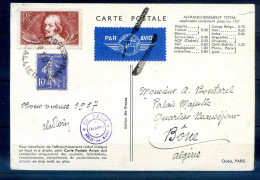 060524  LETTRE POSTE AERIENNE  BICOLORE 1937   FRANCE A ALGERIE - 1927-1959 Covers & Documents