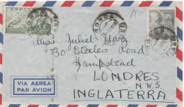 RONDA MALAGA A INGLATERRA 1955 AEREA - Lettres & Documents
