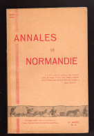ANNALES DE NORMANDIE 1962 Metallurgie En Haute N Criminalité Pont-de-l'Arche - Normandië